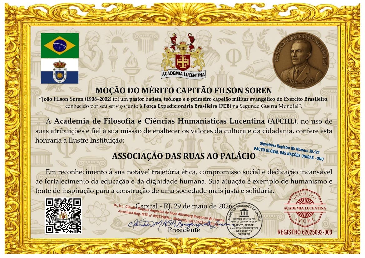 Moção do Mérito Capitão Filson Soren concedida a Carlos Cawahisa