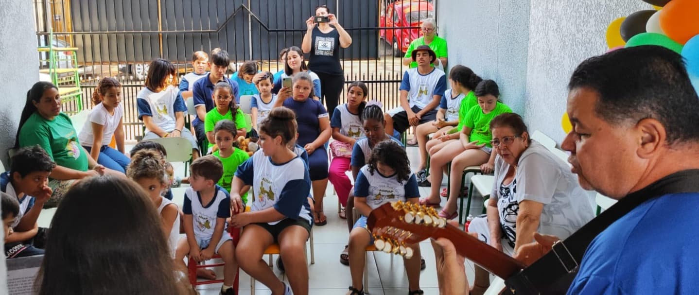 Recepção dos pais e alunos