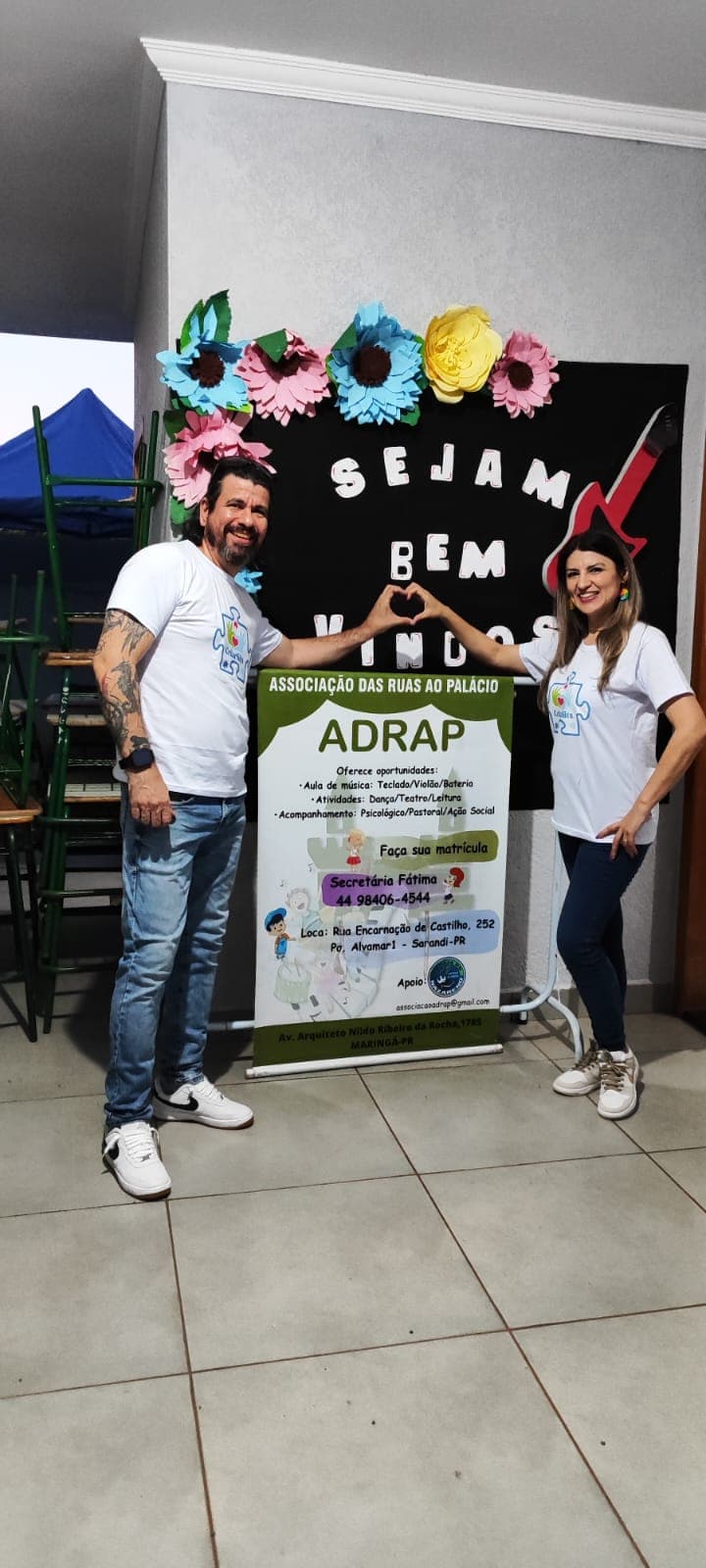 Coral infantil em apresentação