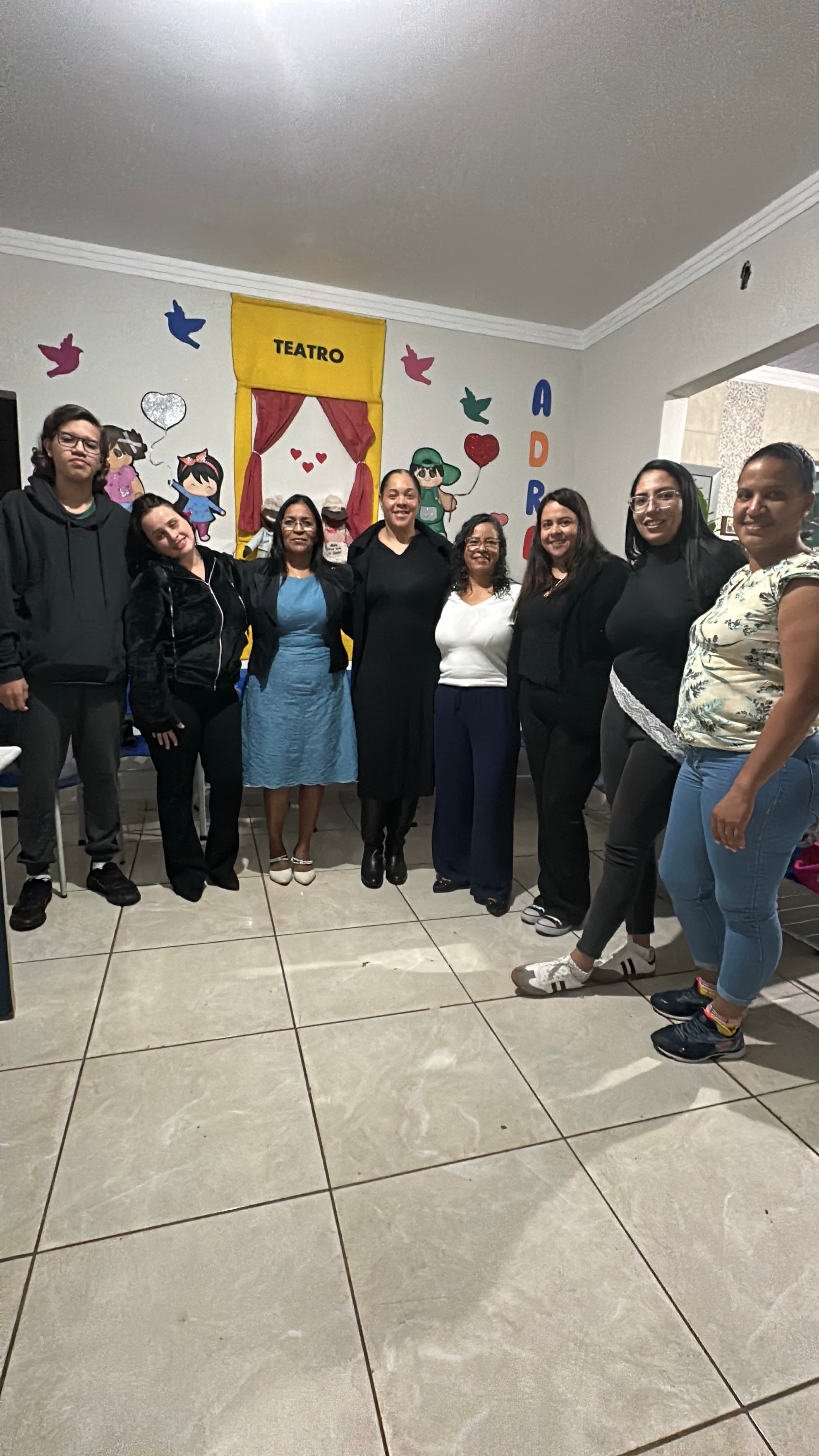 Registro das participantes ao final da roda de conversa