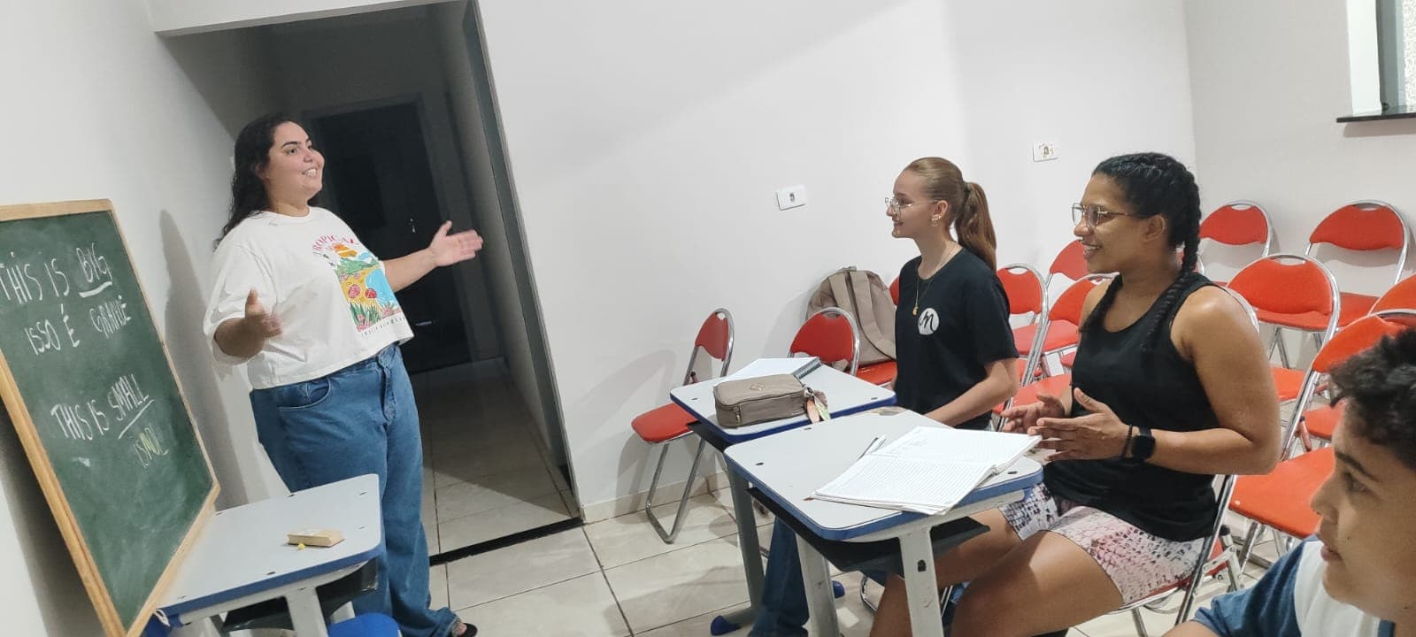 Volta as aulas de inglês 2026